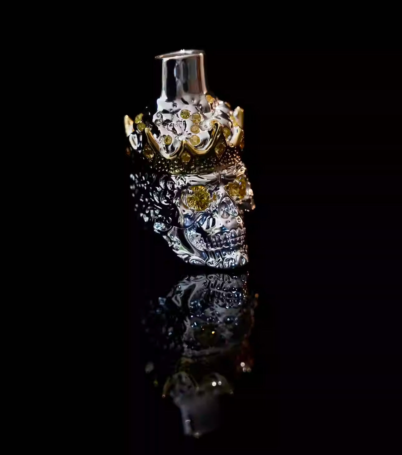 King Skeleton Hookah Tip